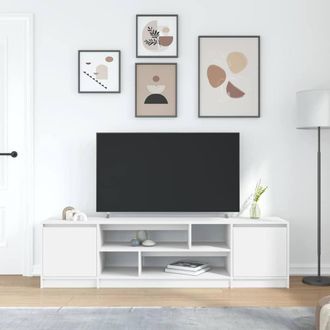 Berkfield Home TV Cabinet White 188.5x41x50 cm Engineered Wood