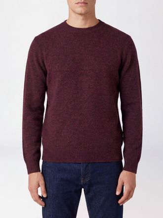 Roberto Collina Pure Wool Crewneck Jumper with Ribbed Edges