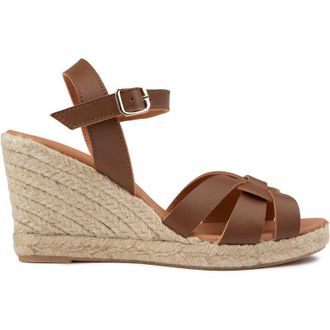 V.Gan Womens Vegan Rhubarb Espadrille Sandals - Tan - Size UK 4