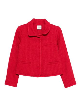 Poss&eacute; Jacqueline single-breast jacket - Rosso