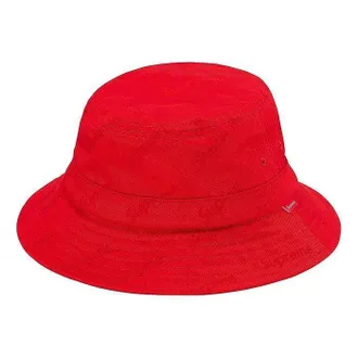 SUPREME Jacquard Logos Twill Crusher Red SUP-FW19-185