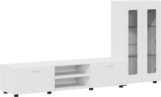 vidaXL Conjunto De Mueble De Tv Con Caj&oacute;n Madera De Ingenier&iacute;a Vidaxl