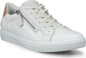 Ecco Classic Zip Sneaker in White/Powder at Nordstrom Rack, Size 11-11.5Us / 42Eu