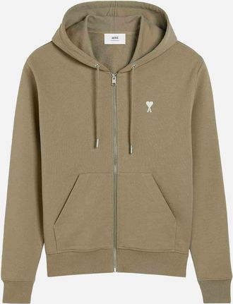 Ami Hooded Sweatshirt With Zipper