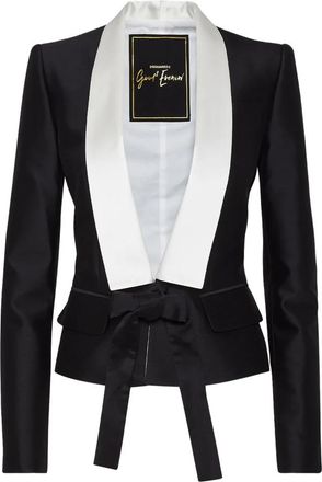 Dsquared2 Zwarte Gatsby Fit Blazer Buitenkleding - Dames - Blazers - Zwart - L - Wol - Jassen