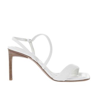 Jacquemus White Leather Heels