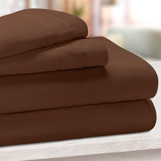 Superior Superor 650-Thread Count Egyptian Cotton Plush Deep Pocket Sheet Set