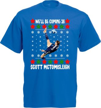 Generic Scotland | Well be Coming 26 t-Shirt | World Cup 26 Shirt, Christmas Tee Top (Royal Blue, S)