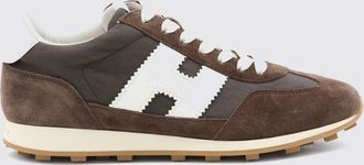 Hogan Sneakers H727 in pelle scamosciata e nylon con monogramma e suola dentellata