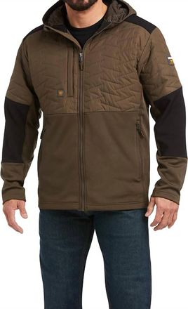 Ariat Mens Rebar Cloud 9 Insulated Jacket In Brown & Black