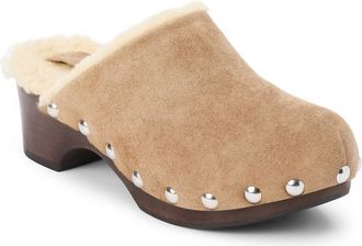 Matisse Footwear Womens Mayfair Clog Suede Slipper In Taupe