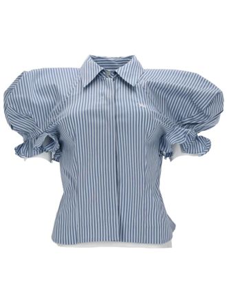 Vivienne Westwood Gexy Tailored Striped Vertical Cotton Shirt