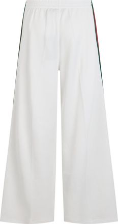 Gucci Womens Track Pants White Cotton
