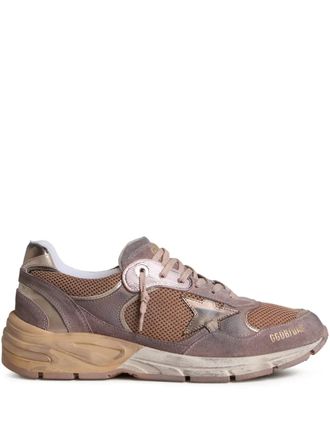 Golden Goose Dad-Star suede mesh sneakers - men - Calf Suede/Polyester/Sheepskin/Polyester/Calf Leather/Polyurethane/Rubber - 44 - Purple