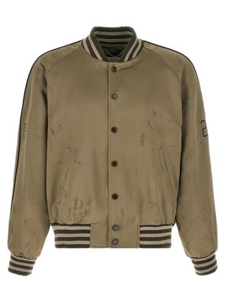 Golden Goose Green Distressed Jacket