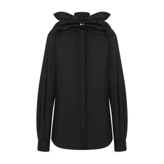 Moschino Shirts, female, Black, M, Black Shirt Collection