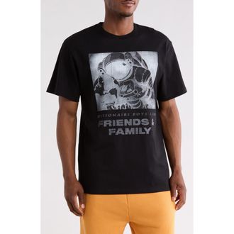 Billionaire Boys Club Friends & Family Cotton Graphic T-Shirt in Black at Nordstrom Rack, Size Xxx-Large