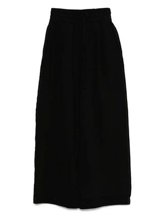 Thom Krom side-stripe trousers - Black