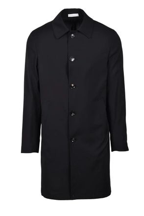 Alberto La Torre Virgin Wool Duster Coat - Black