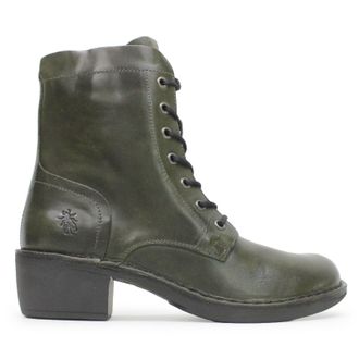 FLY London MILU044FLY Rug Leather Womens Ankle Boots - Diesel - Size:UK 6