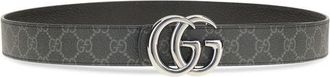 Gucci Mens Black Calf Leather Bos Taurus Regular Belt