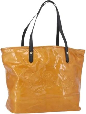 Bulgari Pre-owned Tote Bags, female, Yellow, Size: ONE SIZE Pre-owned Vintage Tote Bag