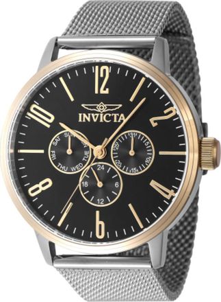 Invicta Specialty Quartz Black Dial Mens Watch 47596