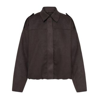 Ichi Ichi - Ihkeisha Jas - Dames - Jassen - Bruin - Maat: M Poliester