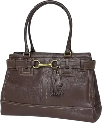 Coach Brown Leather Tote Bag (Pre-Owned)