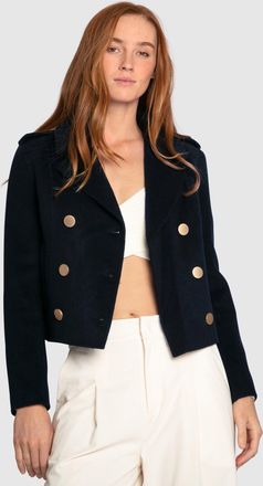 Belle & Bloom Love Me Now Wool Blend Military Style Coat