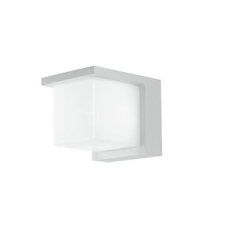 Netlighting NISMO Outdoor LED Modern Wall Light White IP54 1020lm 4000K 10x10x12cm | Size: 10 x 10 x 12 cm