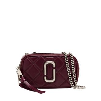 Marc Jacobs Cross Body Bags, female, Red, ONE SIZE, Quilted Leather Softshot Bag