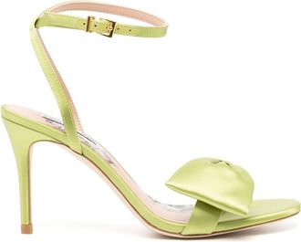 Sachin & Babi Chelsea 90mm bow-detail sandals - women - Polyester/Spandex/Elastane/Calf Leather/Calf Leather - 11 - Green