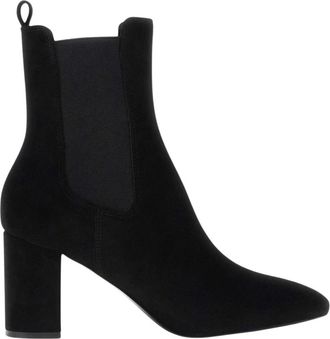 Guess Fiery Hoge Enkellaarsjes - Dames - Chelseaboots - Zwart - 39 EU - Polyester - Schoenen