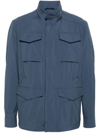 Paul & Shark Legerjack met capuchon - Blauw