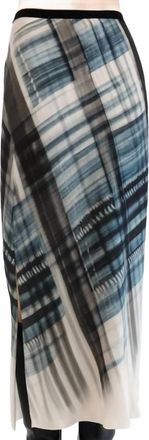 Go Silk Long For It Midi Skirt In Multi