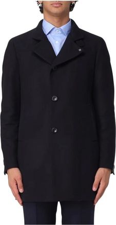 Tagliatore Gordon Jas - Heren - Mantel - Blauw - XL - Wol - Jassen