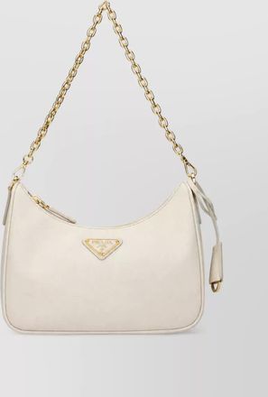 Prada re-edition leather clutch bag