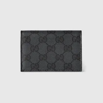 Gucci GG Card Case, Black, Original GG Fabric