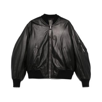 The Attico Zip Front Bomber Jacket