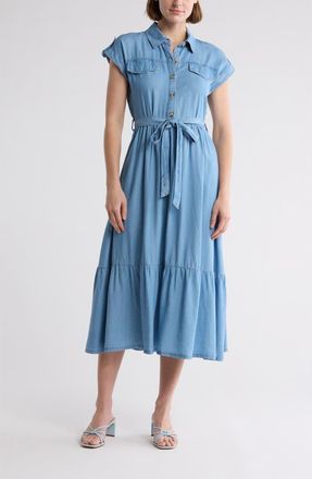 August Sky Chambray Shirtdress at Nordstrom Rack, Size Medium