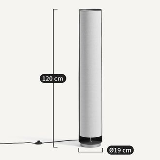AM.PM Voetlamp in simili en linnen, Glipie
