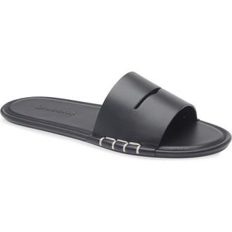 J.W.Anderson Loafer Slide Sandal in 999 Black at Nordstrom, Size 9-9.5Us