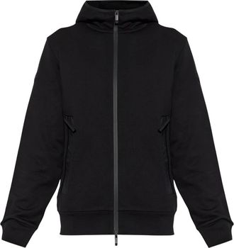 Moncler Hoodie - Heren - Vesten met rits - Zwart - 2XL - Katoen - Hoodies & sweatvesten