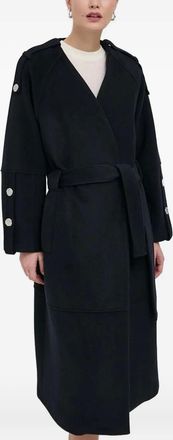 Beatrice. B Cappotto con cintura - Blu