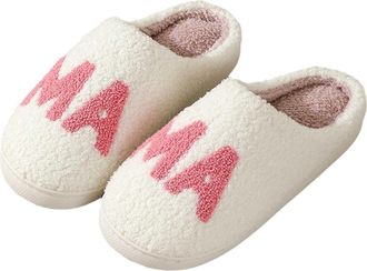 Generic Womens Embroidered Winter Slippers Cozy Indoor Home Slides Soft Comfortable Flat Sole for Relaxation Warm Slipper Womens Size 5 Non Slip Women Thermal