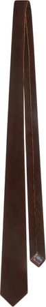 Emporio Armani Fluwelen stropdas - Bruin