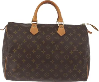 Louis Vuitton Speedy Monogram Canvas Brown Canvas Handbag (Pre-Owned)