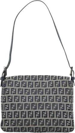 Fendi Pre-owned Vintage Schoudertas - Dames - Vintage Schoudertas - Blauw - ONE Size - Leer - Vintage