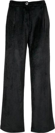 Cruna Dames, Broeken, Zwart, Maat: 2XS Katoen